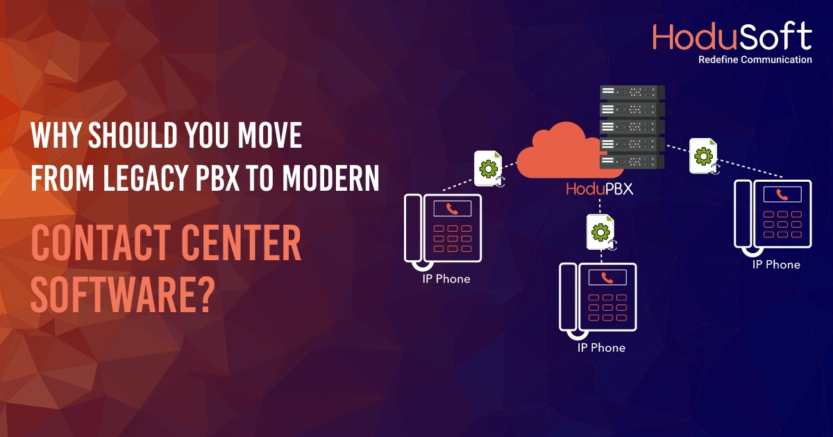 Why should you move from Legacy PBX to Modern Contact Center Software?