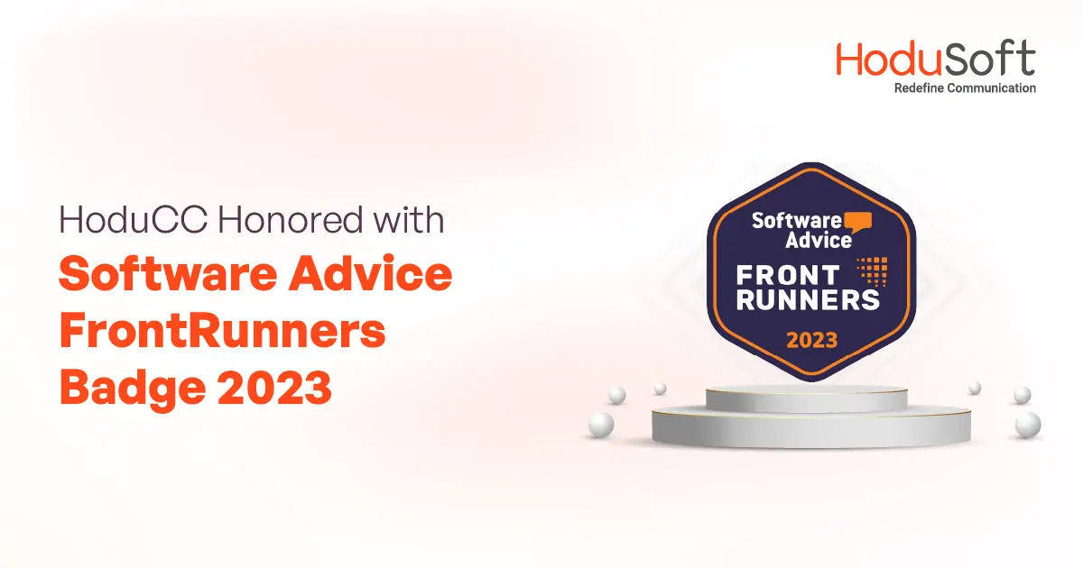 hoducc honored with software advice frontrunners badge 2023