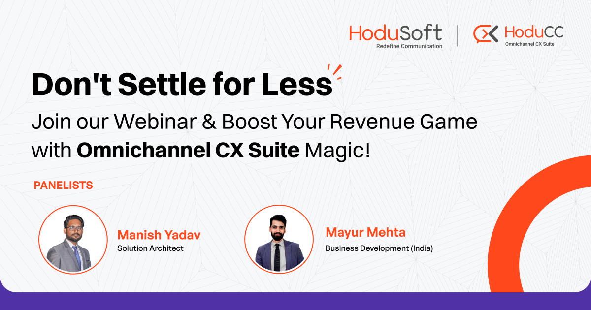 don't settle for less: join our webinar and boost your revenue game with omnichannel cx suite magic